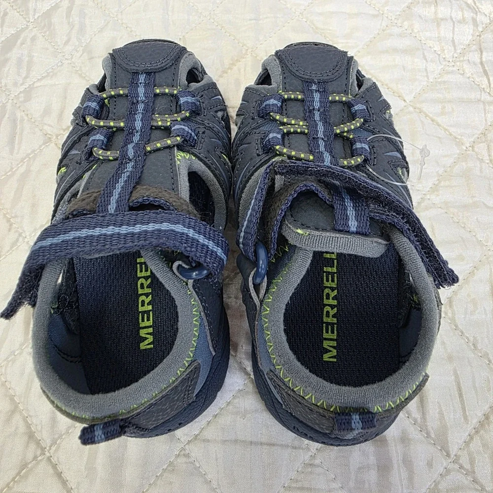 Merrell Kid's Hydro Junior Sport Sandal Blue/Green Size 6M TODDLER